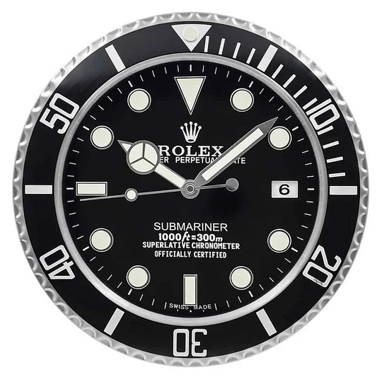 Rolex Submariner "BLACK" - Wall Clock